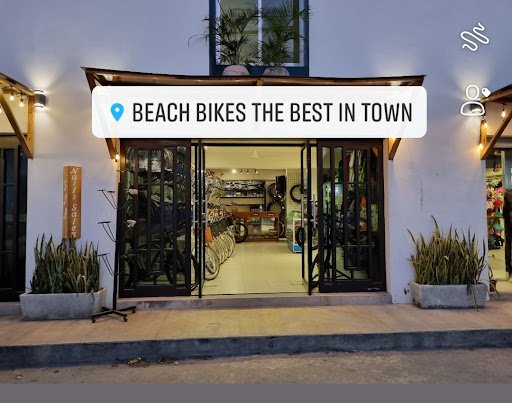 Taller de bicicletas Beach bikes tulum
